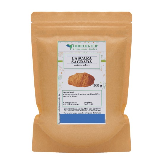 Cascara Sagrada Corteccia Polvere 200g Erbologica Corteccia di Cascara Sagrada in Polvere 200g Erbologica