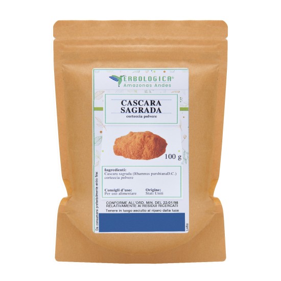 Cascara Sagrada Corteccia Polvere 100g Erbologica Cascara Sagrada in Polvere 100g Erbologica Corteccia Macinata