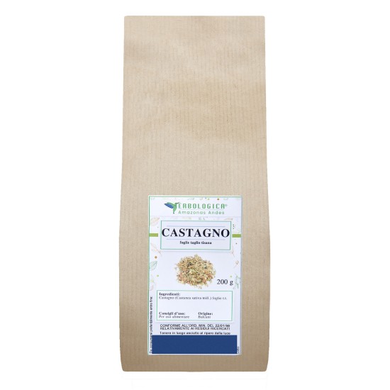 Foglie di Castagno per Tisana 200g Erbologica