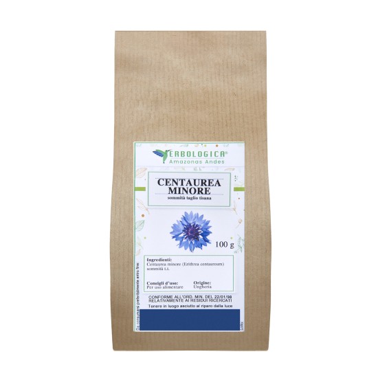 Centaurea minore taglio tisana 100 grammi per infusi e tisane Erbologica