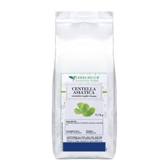 Erba centella asiatica per infusi e tisane confezione da 500 grammi