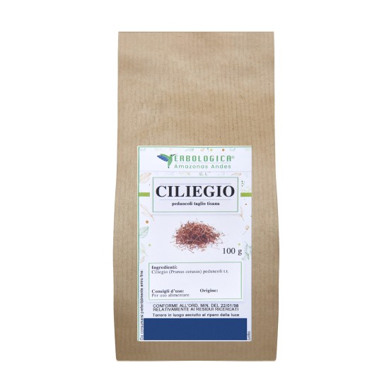 Peduncoli di Ciliegio Tisana 100 g Erbologica Amazonas Andes Peduncoli di ciliegio essiccati per tisana 100 g