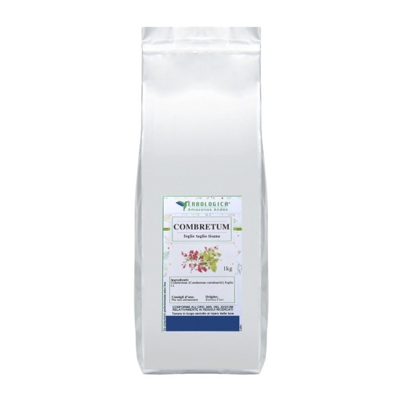 Combreto Foglie 1kg Confezione da 1kg di combreto foglie essiccate per tisana Erbologica Amazonas Andes.
