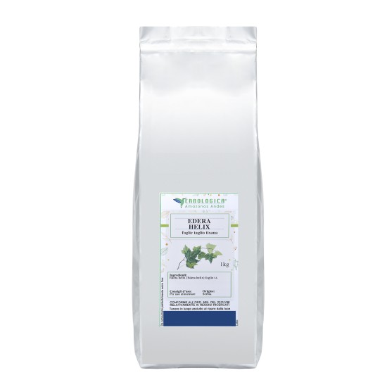 Edera Foglie Tisana 1kg Erbologica Amazonas Andes Confezione Edera Foglie Tisana 1kg confezione Erbologica Amazonas Andes busta per infuso naturale in foglie taglio tisana