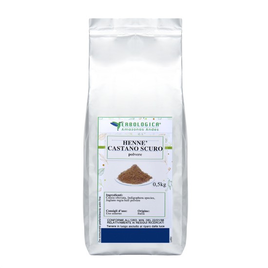 Hennè castano scuro polvere naturale