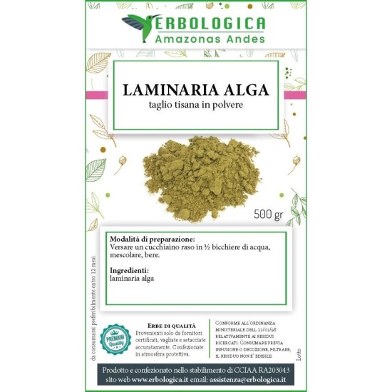 Laminaria alga in polvere Laminaria alga in polvere