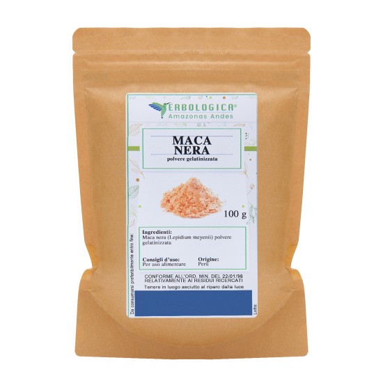 Maca Nera Gelatinizzata in Polvere dal Perù | Erbologica