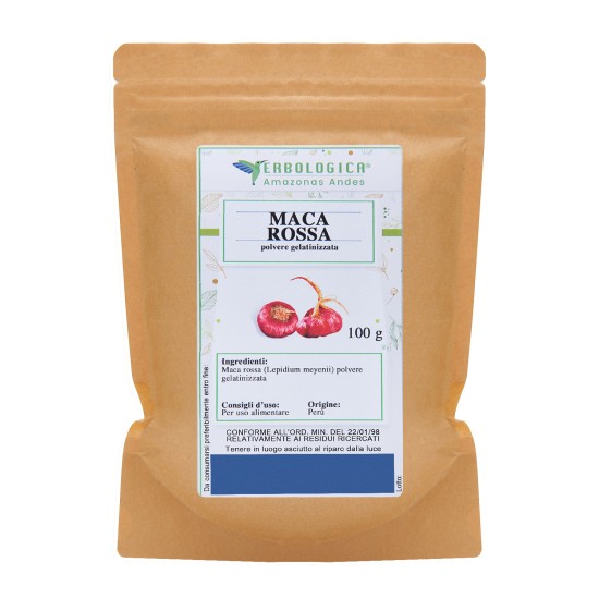 Maca rossa in polvere benefici e uso e proprietà naturali