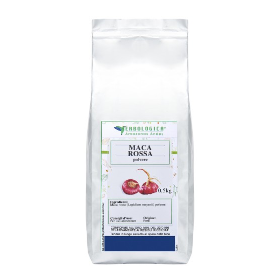 Maca rossa in polvere benefici e uso e proprietà naturali