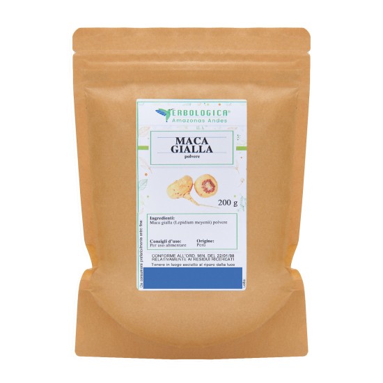 Maca gialla peruviana in polvere