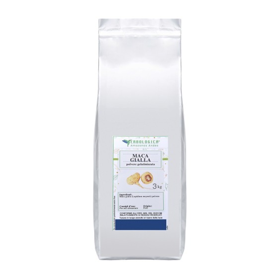 Maca gialla peruviana in polvere