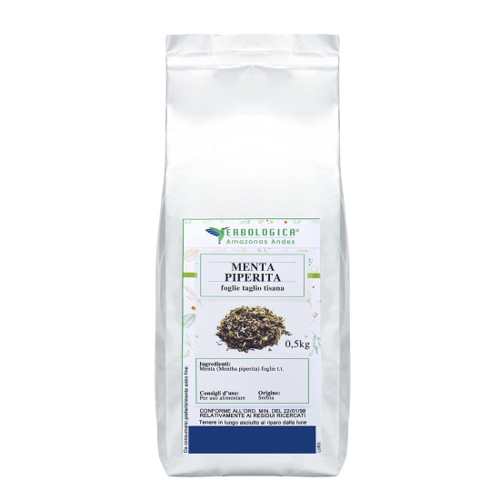 Menta piperita foglie taglio tisana sfusa per infusi caldi e freddi