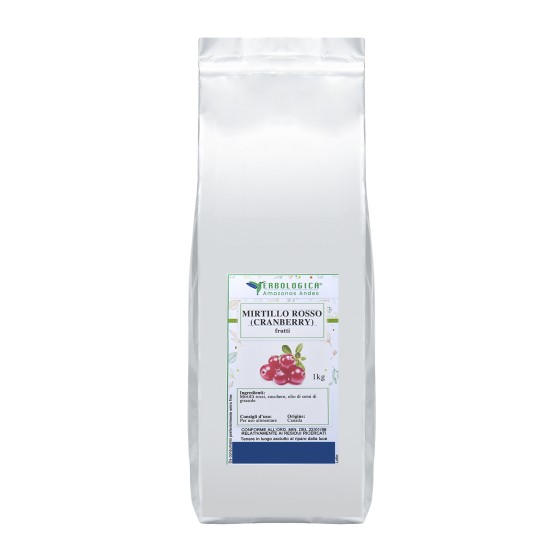 Mirtillo rosso americano essiccato cranberry naturale