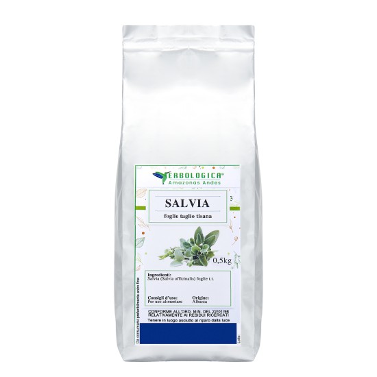 Salvia foglie taglio tisana