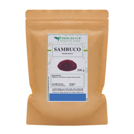 Sambuco bacche in polvere | utilizzi, tisane e preparazioni naturali Sambuco bacche in polvere | utilizzi, tisane e preparazioni naturali