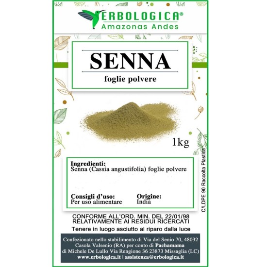 Senna in polvere