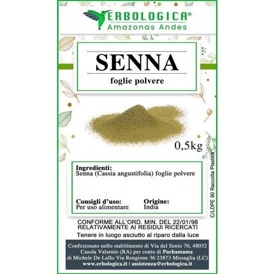 Senna in polvere