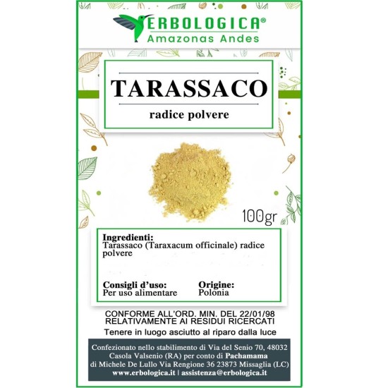 Tarassaco radice in polvere Tarassaco radice in polvere
