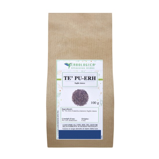 Tè pu-erh foglie intere tè cinese fermentato di qualità | erbologica