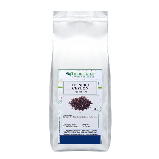 Tè nero Ceylon foglie intere Tè nero Ceylon foglie intere
