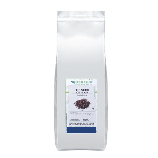 Tè nero Ceylon foglie intere Tè nero Ceylon foglie intere