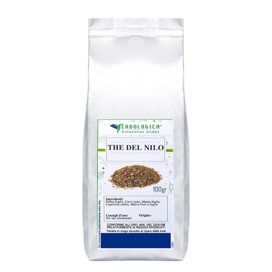 Tè del Nilo Miscela di Erbe Officinali Tè del Nilo miscela naturale di erbe officinali con senna, carvi, menta, liquirizia e malva