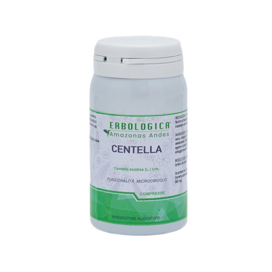Centella Asiatica Estratto in Compresse Erbologica Amazonas Andes Integratore di centella asiatica in compresse Erbologica