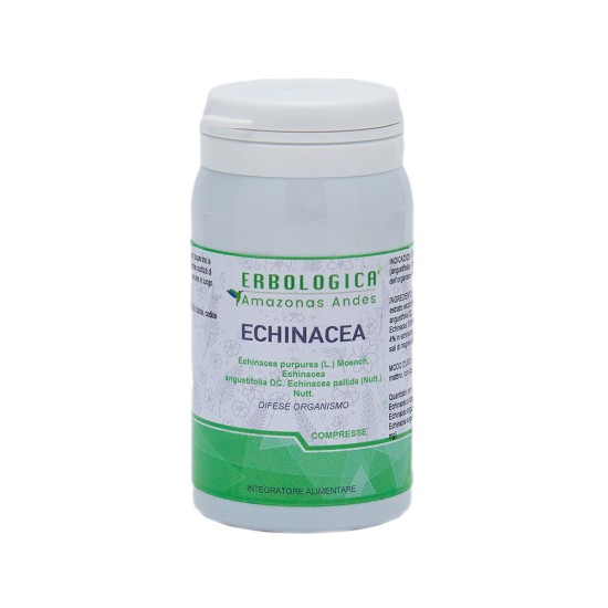 Echinacea estratto in compresse 60 compresse integratore alimentare per le difese dell'organismo Erbologica Amazonas Andes