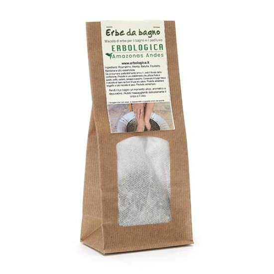 Erbe da Bagno e per il Pediluvio Formula Depurativa 100gr Erbologica Amazonas Andes Sacchetto con Erbe da Bagno e per il Pediluvio Formula Depurativa 100gr Erbologica Amazonas Andes