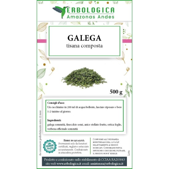 Galega tisana composta Galega tisana composta
