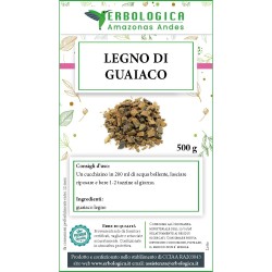Guaiaco legno taglio tisana