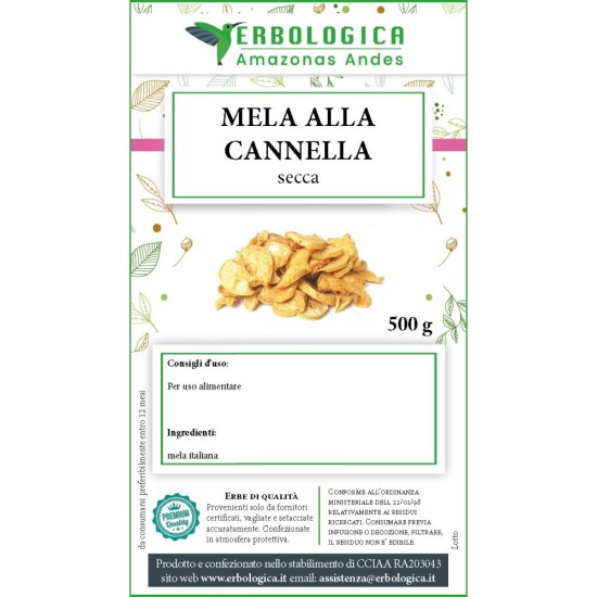 Mela secca alla cannella Mela secca alla cannella
