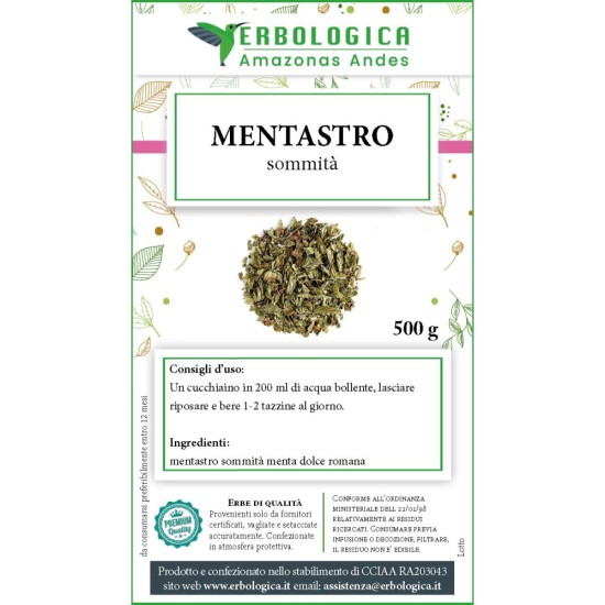 Mentastro sommità tisana Mentastro sommità tisana