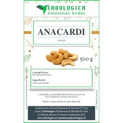 Anacardi tostati confezione da 500 grammi
