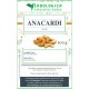 Confezione da 500 g di Anacardi tostati Erbologica Amazonas Andes con etichetta illustrata frontale.